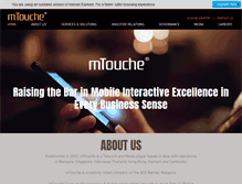 Tablet Screenshot of mtouche.com